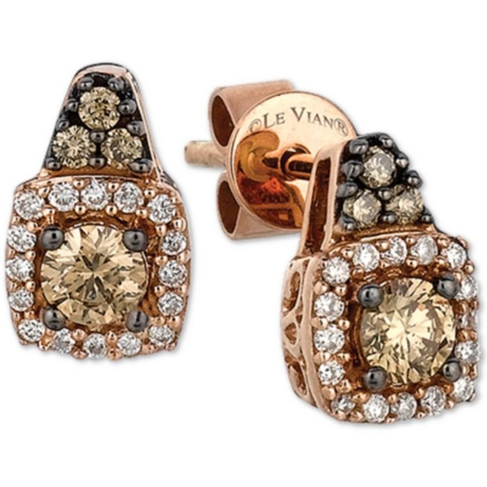 Le Vian Chocolatier Diamond Halo Stud Earrings